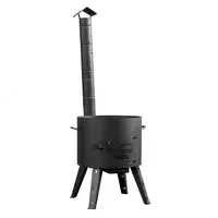 Печь для казана с трубой - по запросу