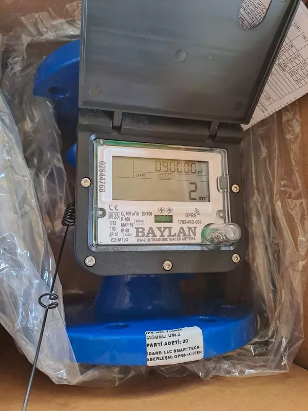 Счетчик воды ультразвуковой UW-2 DN100 встроенный GPRS модем