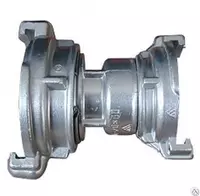 Алюминиевый рукавный переходник  с диаметра 77 на 51 мм (Россия)