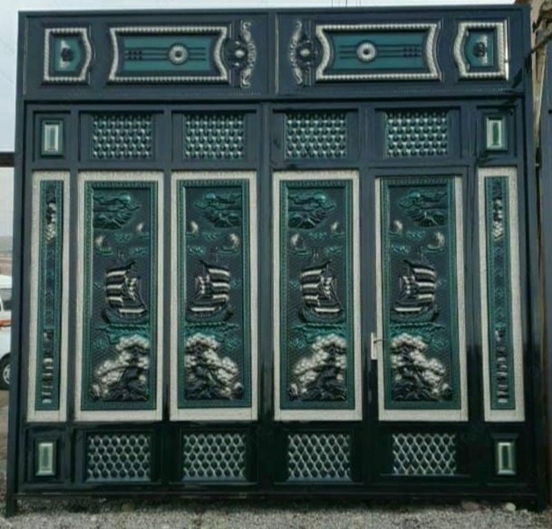 Металлические ворота № 003 - по запросу