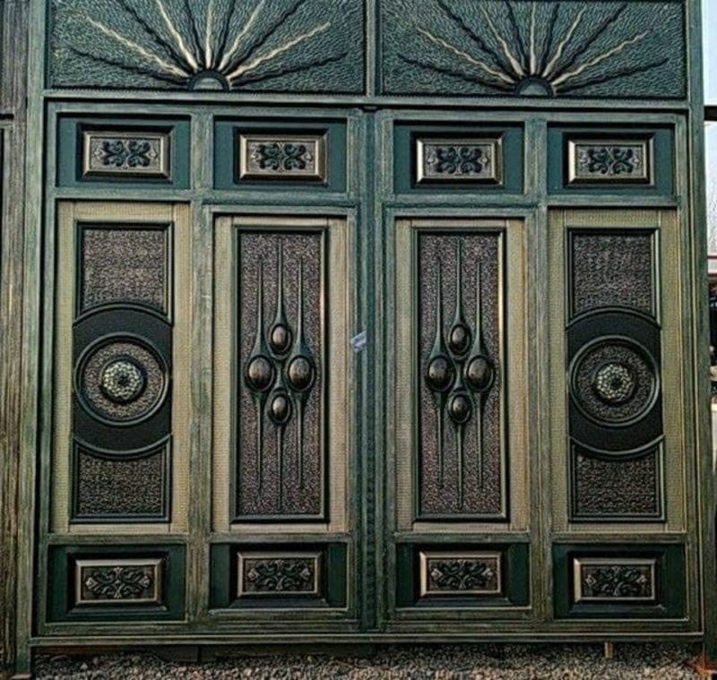 Металлические ворота № 005