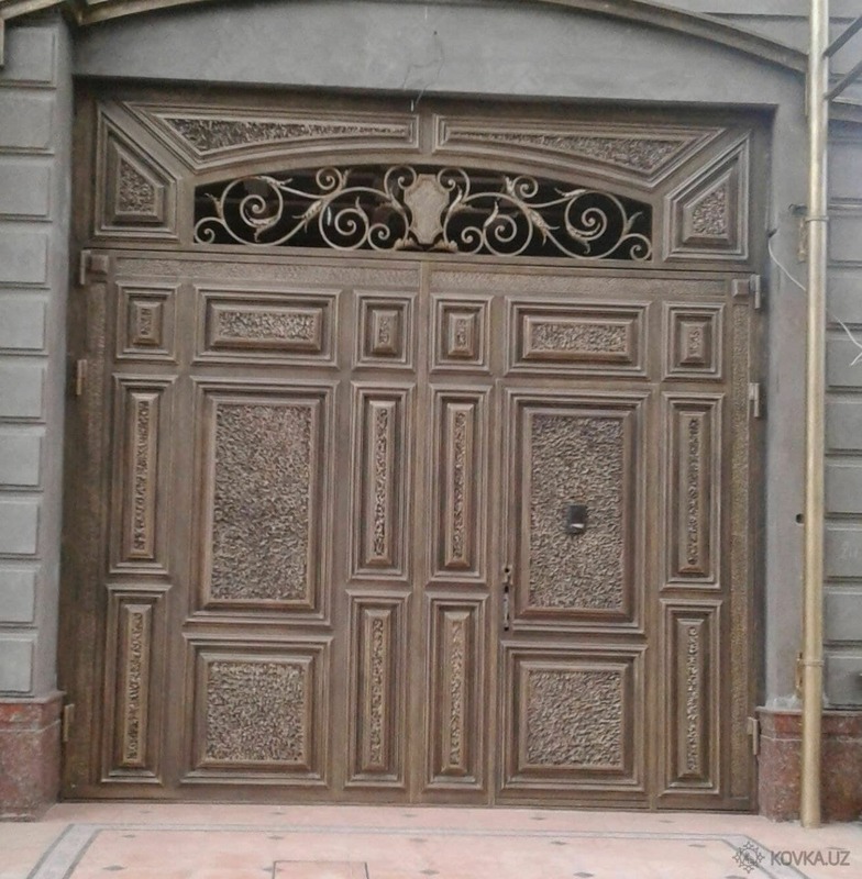 Металлические ворота № 012 - по запросу