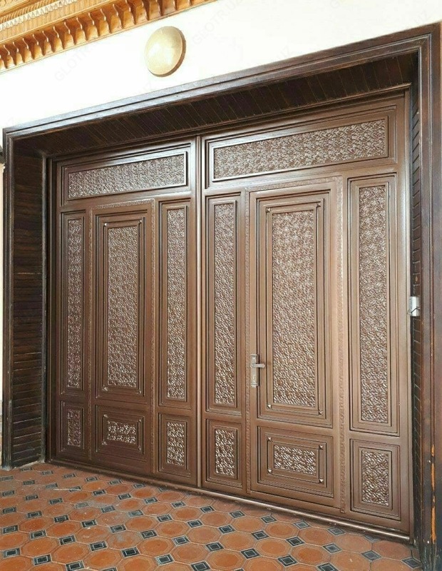 Металлические ворота № 021 - по запросу