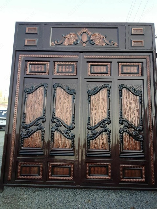 Металлические ворота № 022