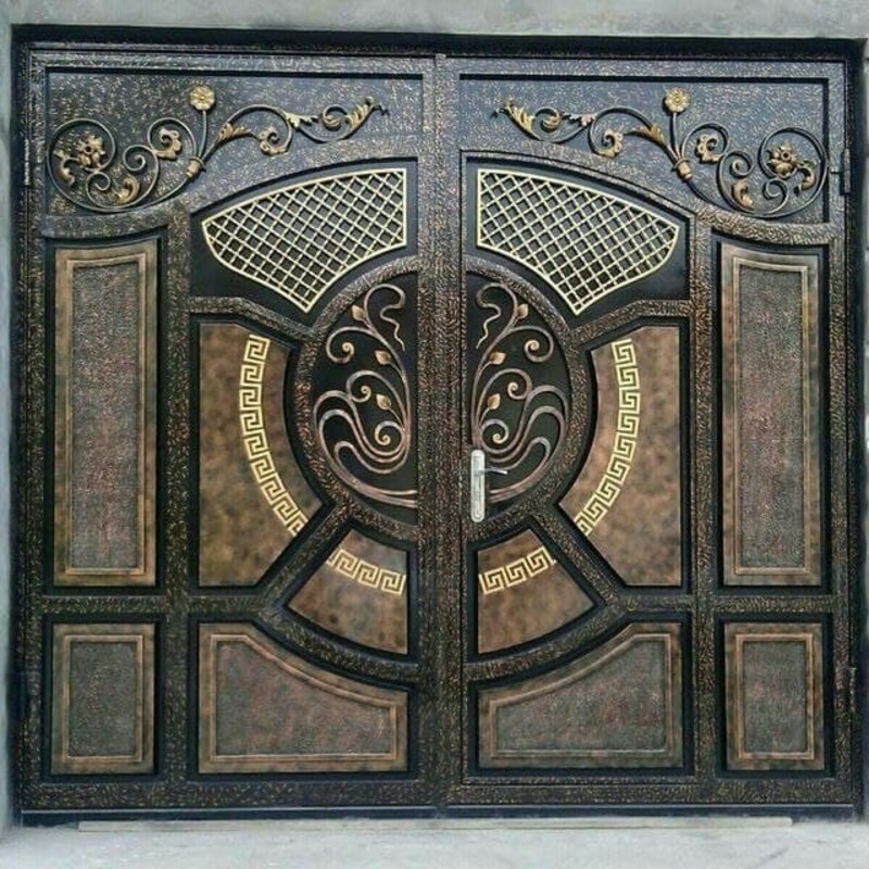 Металлические ворота № 030