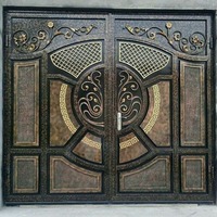 Металлические ворота № 030 - по запросу