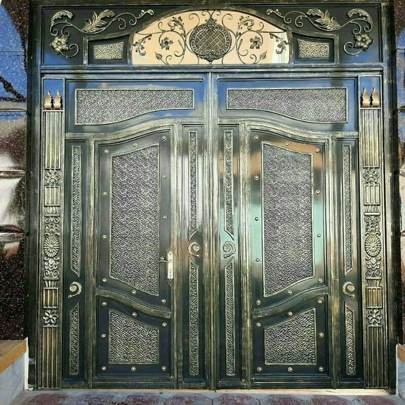 Металлические ворота № 032