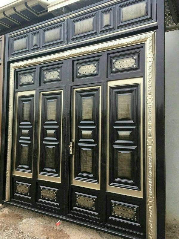 Металлические ворота № 034 - по запросу