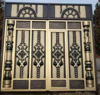 Металлические ворота № 037