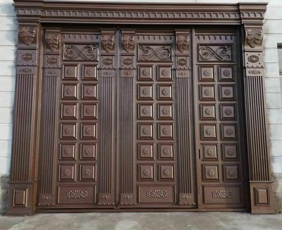 Металлические ворота № 042 - Цена по запросу