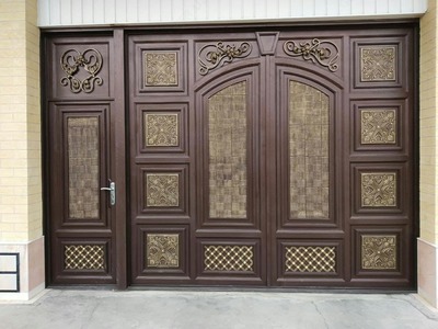 Металлические ворота № 043