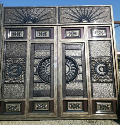 Металлические ворота № 045