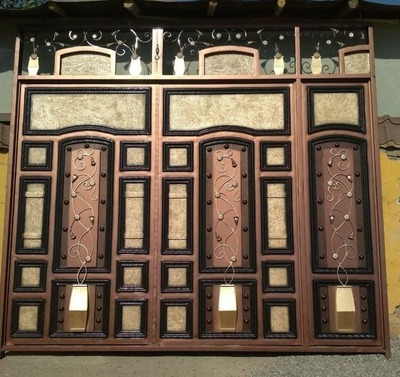 Металлические ворота № 046 - Цена по запросу