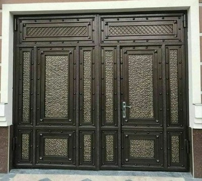 Металлические ворота № 049