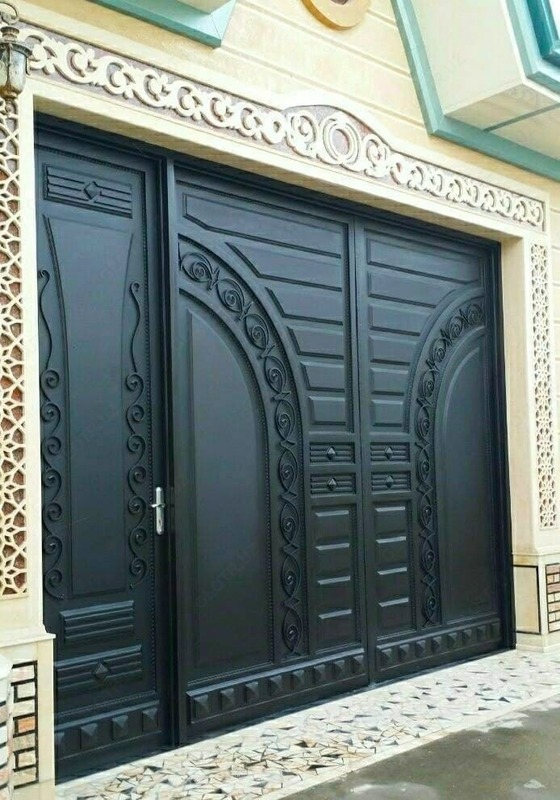 Металлические ворота № 050