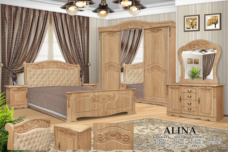 Спальный гарнитур ALINA - 9 002 385 сум