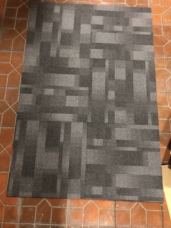 Плиточный ковролин