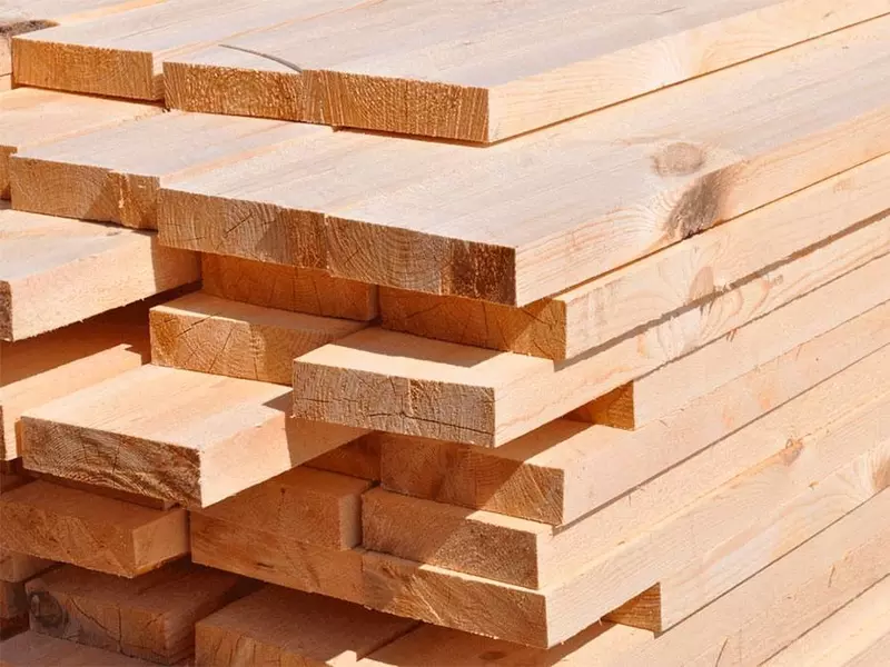 Деревянная балка 38х190 мм