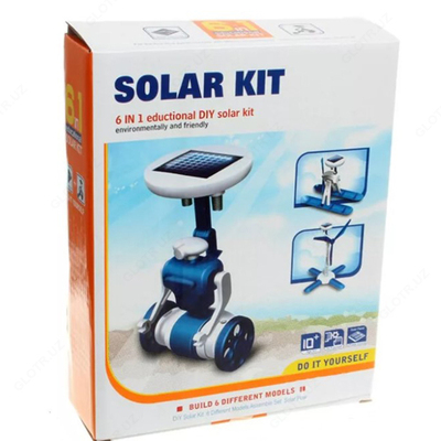 6 в 1 III Солнечный робот с двигателем комплект DIY автомобиль/мельница/Самолет/вертолет/Airboat модель игрушки для детей развивающие игрушки