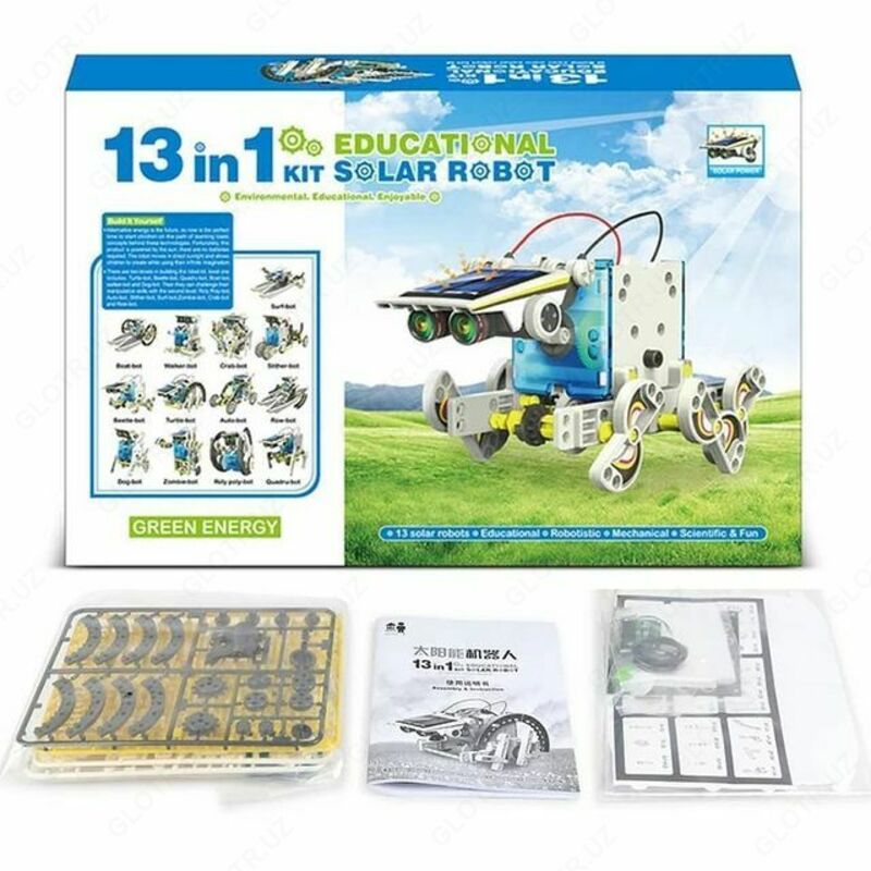 150 000 сум DIY шток игрушки 13 в 1 обучающая игрушка-робот игрушки Игрушка-робот