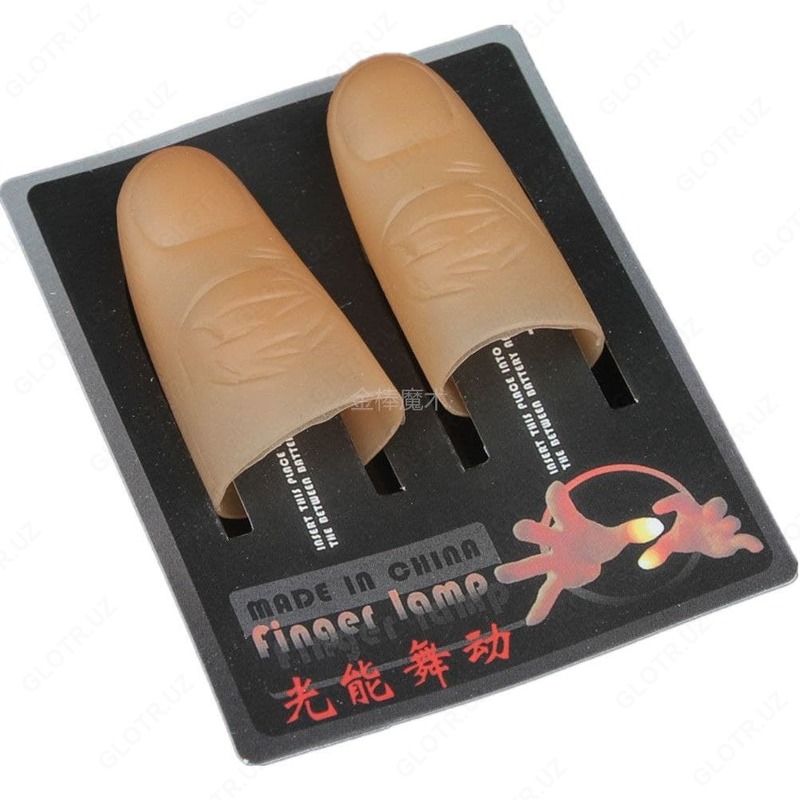 2 шт. магический супер ярсветильник свет пальцы для трюка посветильник крупным
