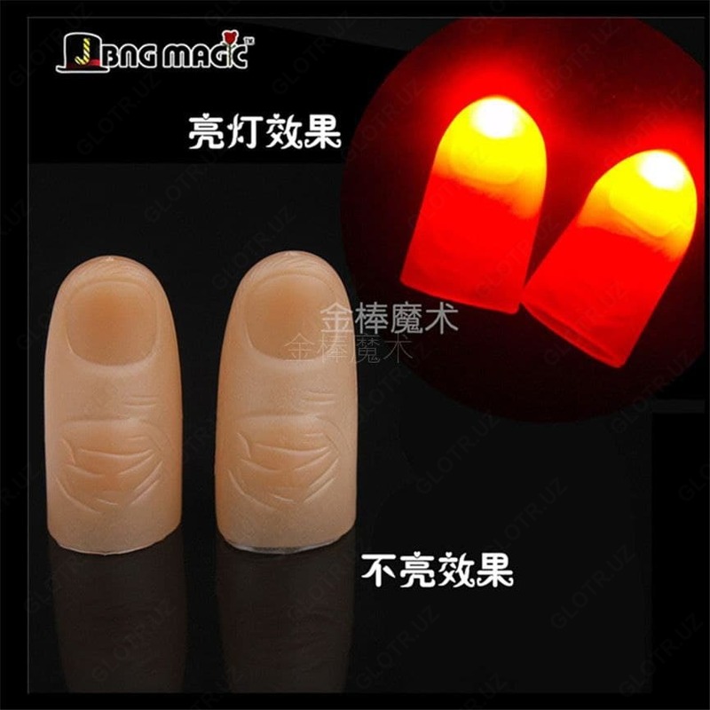 12 000 сум 2 шт. магический супер ярсветильник свет пальцы для трюка посветильник крупным