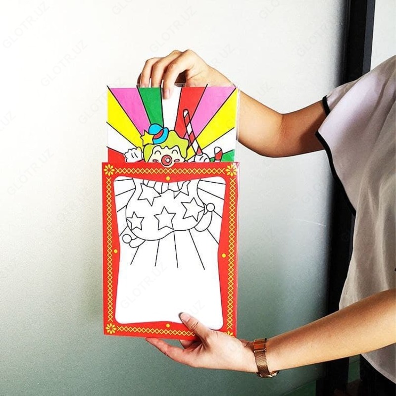 "Магические фокусы клоуна большого размера с изменением цвета (26 5*20 5 см)