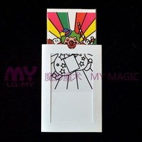 10 000 сум "Магические фокусы клоуна большого размера с изменением цвета (26 5*20 5 см)