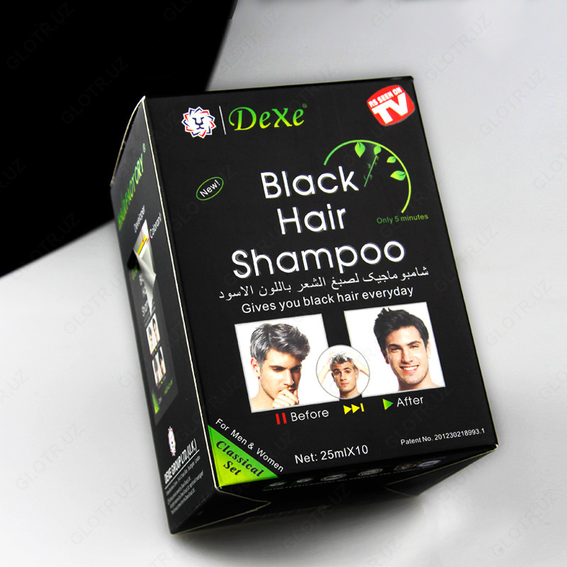 Шампунь оттеночный черный "Dexe Black Hair Shampoo" - 120 000 сум