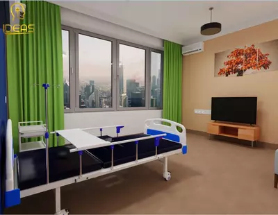 Медицинские одно функциональные кровати с горшком комплект ID-CS-22 Только в розницу