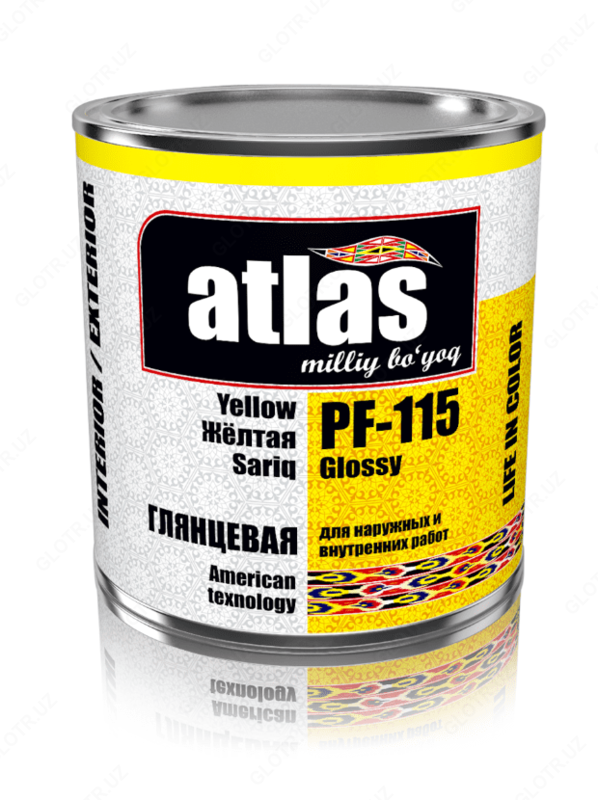 Yaltiroq bo'yoq Atlas PF-115 sariq - 59 500 so'm