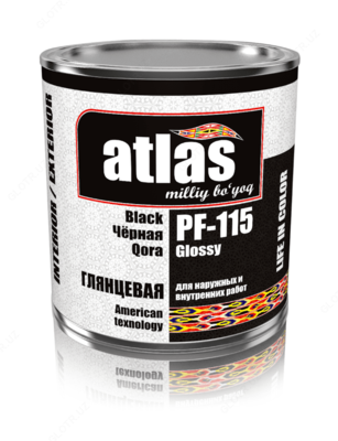 Yaltiroq bo'yoq Atlas PF-115 qora - 59 500 so'm / dona