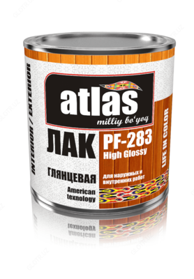 Vernik Atlas PF-283 porloq - 59 500 so'm / dona