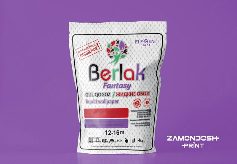 Жидкие обои Berlak №6 - 110 000 сум