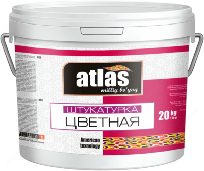 Rangli gipsli Atlas №1