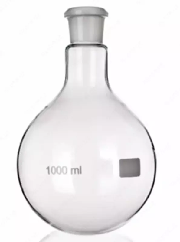 Колба круглодонная от К-1-25-19/26 до К-1-5000-50/42 со шлифом