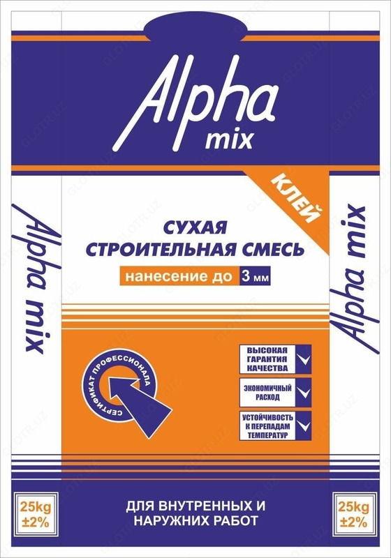 Клей кафельный AlphaMix
