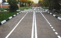 Разметка дорожного полотна