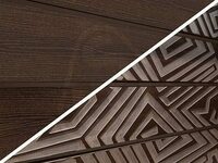 Фасадная панель Cайдинг - радиальный распил