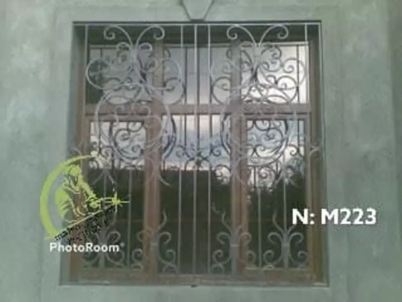 Кованая решетка на окна. Модель № М223