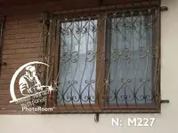 Кованая решетка на окна. Модель № М227