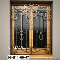 Кованая решетка на окна. Модель № М228 - от 220 000 сум