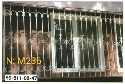 Derazalardagi soxta panjara. Model raqami M236