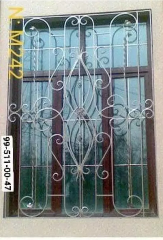 Кованая решетка на окна. Модель № М242