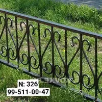 Кованые ограждения. Модель № М326 - от 220 000 сум