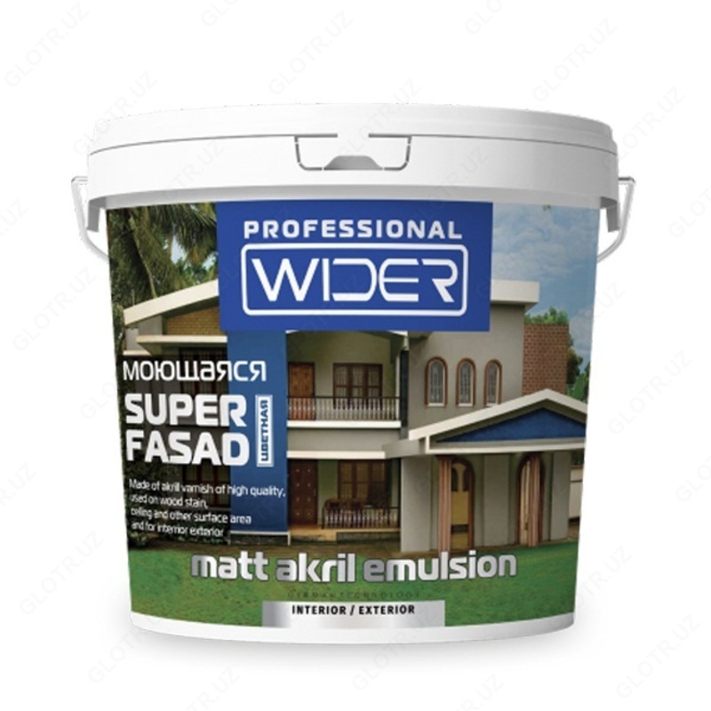 Suvli dispersiyali oq bo'yoq "Fasad Super Plus" - {0} so'mdan