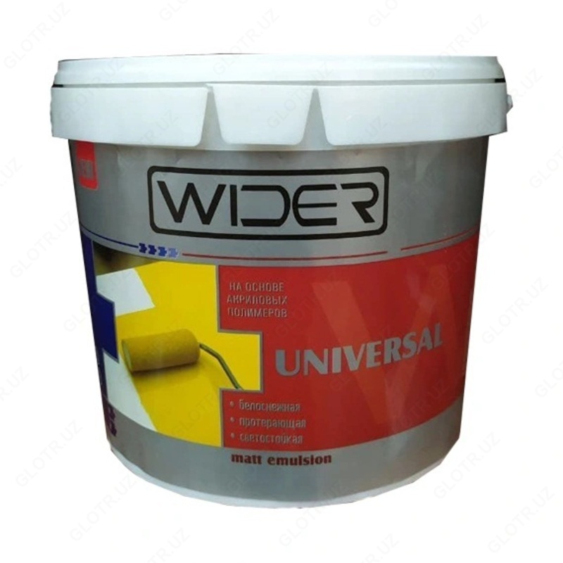 Suv dispersiyali bo'yoq WIDER universal rang