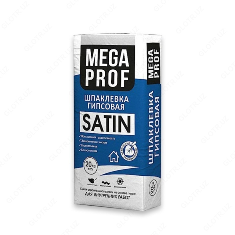 Шпаклевка внутренняя финишная 20 кг гипсовая белая - от {0} сум