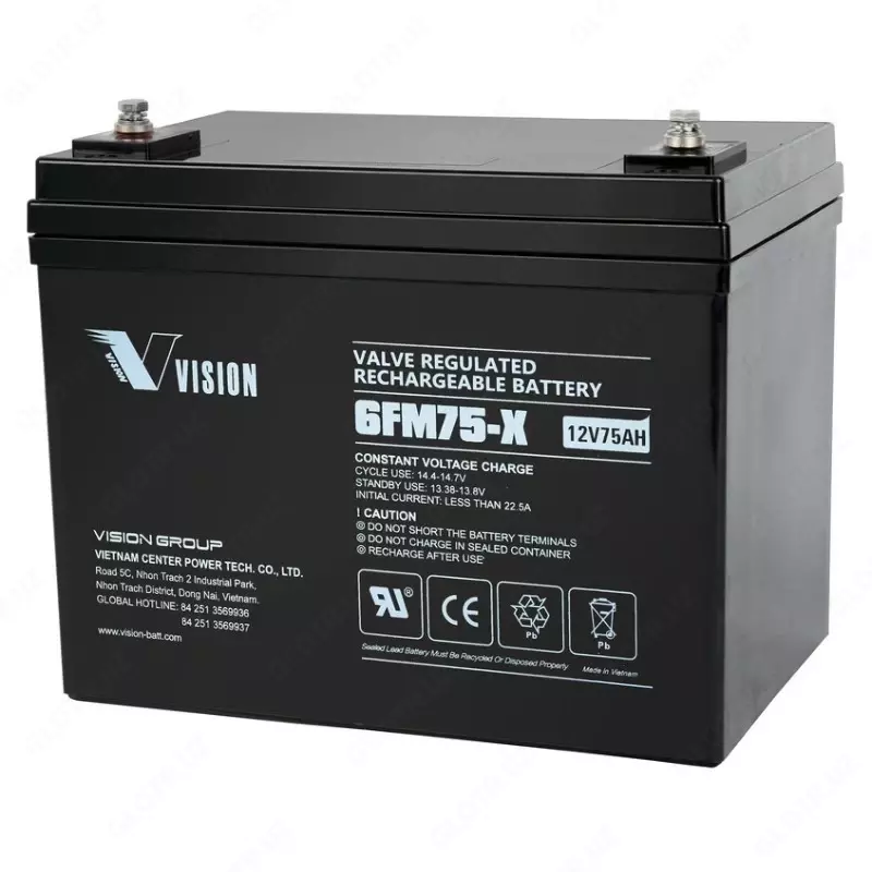 VISION 75 AH 12V AGM - от 2 377 750 сум