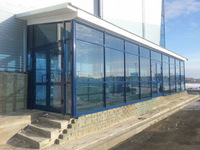 Остекление из закаленного стекла 10мм